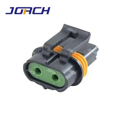 2 पिन महिला वॉटरप्रूफ ऑटोमोटिव वायर हार्नेस कनेक्टर वॉटरप्रूफ ऑटो कनेक्टर 12033769 DJ70232Y-6.3-21