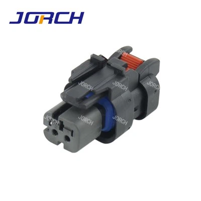 2 वे ब्लैक फीमेल वाटरप्रूफ एएमपी ऑटोमोटिव इलेक्ट्रिकल कनेक्टर वॉटरप्रूफ ऑटो कनेक्टर 776427-2 DJ7028C2-1।5-21