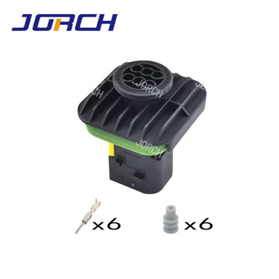 एचडीएससीएस सीरीज 6 पिन टैब 1.6X0.6 मेल कनेक्टर 1-1703820-1